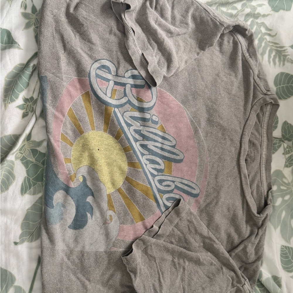 Billabong Gray Casual Tee